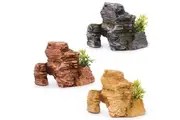 Kazoo Mineral Rocks W/Plants Assorted 1pk (18409)