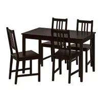 在飛比找蝦皮購物優惠-絕版款/北歐LOFT風格IKEA宜家STEFAN實木餐桌+S
