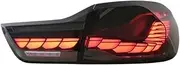 Automotive Accessories LED Tail Lights Compatible for BMW M4 F82 F83 F32 F33 F36 2014-2020 Rear Daytime Running Light Signal