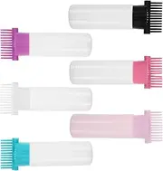Generic Hair Application 6pc Root Bottle Comb Applicator for Even Dye Distribution and Scalp Care
