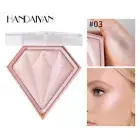 Women Highlighter Face Bronzer Shimmer Contour Eyeshadow Powder Cosmetics New