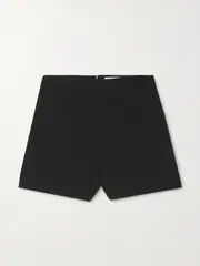 [Lisa Marie Fernandez] Lisa Marie Fernandez - + Net Sustain Cotton-blend Bouclé Shorts - Black - 4 4 Black
