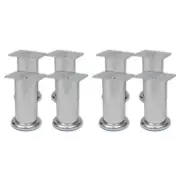 Sofa Legs Furniture Leg for Chair Round Sofa Feet Sofa Trestles Chrome vidaXL vi