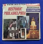 Sealed GAF Bicentennial A635 Historic Philadelphia PA view-master 3 Reels Packet