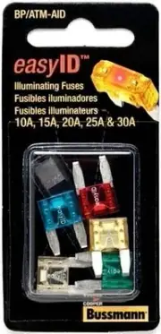 Buss Bp/Atm-Aid Fuse Assortment 30 A 6 / Carded