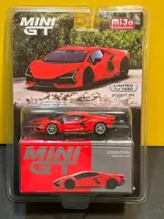 1/64 MINI GT #774 MIJO CHASE CAR LAMBORGHINI REVUELLO ARANCIO DAC LUCIDO RED