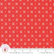 Moda SIMPLY DELIGHTFUL 37641 26 Red Geranium SHERRI & CHELSI Quilt Fabric