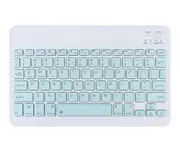Portable Bluetooth Slim Wireless Keyboard Standalone for Tablets, Smartphones, PCs, Mint