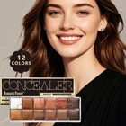 12 Shades Colour Concealer Palette Contour Full Coverage Up Make CSY V8W3