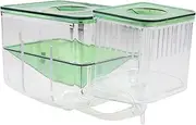 Self Guided Fish Breeding Tank Isolation Box for Aquariums Fish Fry Eggs with Transparent Design for Home Fish Tanks and Breeding Environments