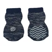 Zeez Hydrophobic Non-Slip Indoor/Outdoor Pet Dog Socks Navy 4XL