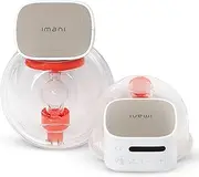 [Legendairy Milk] Wearable Breast Pump Hands-Free Electric Imani i2 Plus - Portable Leakproof Design, 2 Modes 10 Levels - 25mm Flange & 21mm Insert, 7oz per Cup - LCD Display Timer Auto Shut Off, 2 Pack