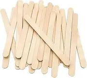 100 Pcs Craft Sticks Ice Cream Natural Wood Popsicle Craft Sticks 4.5 inch Length Treat Ice Pop Sticks for DIY Crafts
