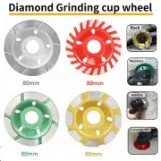 3" Diamond Segment Grinding Wheel Cup Cut Concrete Marble For Angle Grinder Disc