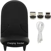 Desktop Wireless Phone Charging Stand Sound Amplifier Fast Magnetic Charging Bracket Black