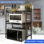 3-Tier Microwave Shelf Kitchen Oven Storage Rack Stand Condiment Cabinet Holder