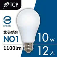 在飛比找momo購物網優惠-【TCP】LED 節能燈泡清倉大特賣-10W(12入)
