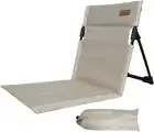 Beach Chair with Back Support Foldable Chair Easy to Fold and Carry Beach Lounge