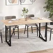 Table Tops - 3 Piece Set | Rectangular Solid Wood Pine | 80x53x2.5 cm | Kitchen Dining Replacement | Rustic Versatile Tabletops for Home & Commercial Use | Easy-Clean Surface | Natural Wooden Finish