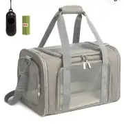 Pet Dog Cat Carrier Bag Airline Approved Collapsible for Small/Medium Cats Dogs