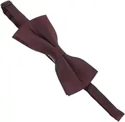 [SAFIGLE] Men Solid Color Pre Tied Bow Tie Elegant Matte Bowtie for Weddings Parties and Formal Events Comfortable Elastic Strap Double Design for Enhanced Style