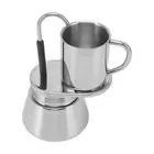HG Moka Pot With Single Spout DIY Tube Coffee Pot Cup Set Outdoor Camping