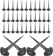 GALPADA Equestrian Farrier Nails 50pcs Small Horseshoe Nails Metal Horse Equipment for Horses