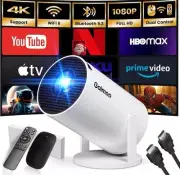 Gaimoo GM200 Home Mini Portable Projector WiFi And Bluetooth 1980 x 1080p - Seal