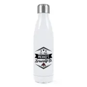 Personalised Coffee Brewing Co Double Wall Water Bottle Mum Dad Fathers Day