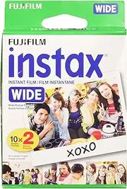 Fujifilm Wide Instant Color Film Instax for 200/210 Cameras - 2 Twin Packs - 40 P.