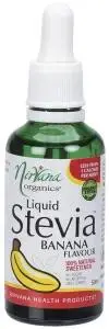 Nirvana Organics Banana Flavour Stevia Liquid 50ml