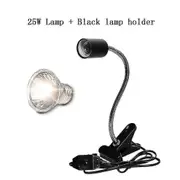Reptile Uva Uvb Lamp With Clip-on Bulb Lamp Holder Kit Turtle Basking Uv Heating Lamp Bulb Set Tortoises Lizards Light Lighting