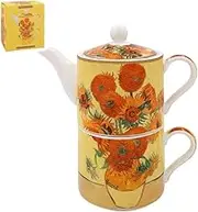 The Leonardo Collection LP96149 Teapot, Ceramic, Van Gogh Tea for One