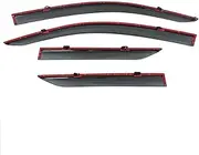FUWKAIZS Compatible for Toyota C-HR Accessories Door Window Wind Deflecotors Rain Visor Weather Shield