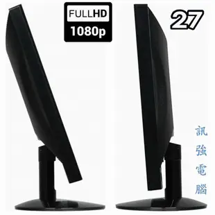 ENVISION G2770HL 27吋 FullHD LED螢幕《D-Sub、HDMI、DVI 輸入》內置喇叭、附線組