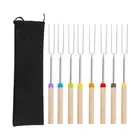 8x Marshmallow Roasting Sticks Marshmallow Skewers for Kebab Camping Sausage