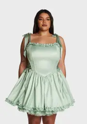 [Sugar Thrillz] Plus The Secret Garden Mini Dress