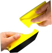 Angoily PU Manual Grinding Disc 66x126mm Abrasive Back Hook Loop for Sandpaper Easy to Use for Polishing