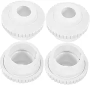4pcs Pool Massage Spa Stream Fitting Pool Massage Nozzle Pool Jet Nozzles Fitting Home Pool Water Outlet Nozzle Spa Eyeball Plastic Nozzle Water Inlet Nozzle