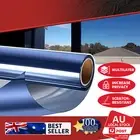 Blue One-Way Mirror Window Film Heat UV Reflective Privacy Tint For Home Office