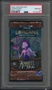 PSA 10 2024 Disney Lorcana Azurite Sea Booster Pack EN 1 Yzma