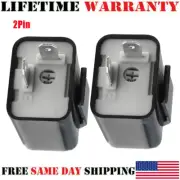 1PAIR Adjustable LED Flasher Relay Turn signal Blinker Light for Motorcycle 2Pin