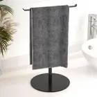 Standing Towel Racks 30cm Height with Base Towel Stand for Bathroom Counter