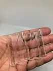 PYREX TICK GLASS TUBE/PIPE 2 INCH LONG, QUANTITY OF 6 FREE SHIP!