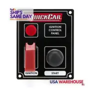 Quickcar 50-853, One Black Ignition Panel Black W/ Flip Switch & Lights Performa