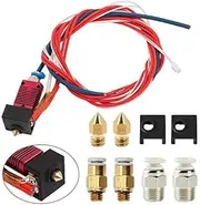 Creality Assembled Extruder Hotend Kit, with Capricorn Bowden PTFE Tubing, Silicone Cover×2, 0.4mm Nozzle×2 and 2 Pair Pneumatic Couplers, for Ender 3/Ender 3 Pro/Ender 3 V2