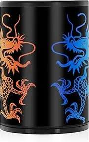 Dragons Blue Red Ash Tray Trash can Smokless Ash Trays Portable Car Cigarette Ashtray, Large Cup Ashtray Car