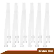 3 Pair Invisible Clear Bra Strap Adjustable Shoulder Strap ABS 12mm