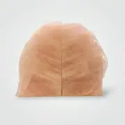 Pink Crystal Bookends, Rose Quartz Stone Book Ends Unique Home Bookshelf Decor