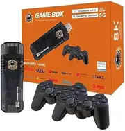 TAVICE 8K Android TV Box – Ultra HD Streaming with Built-In Retro Games, WiFi Game Console & 2 Wireless Controllers | YouTube & Netflix Ready